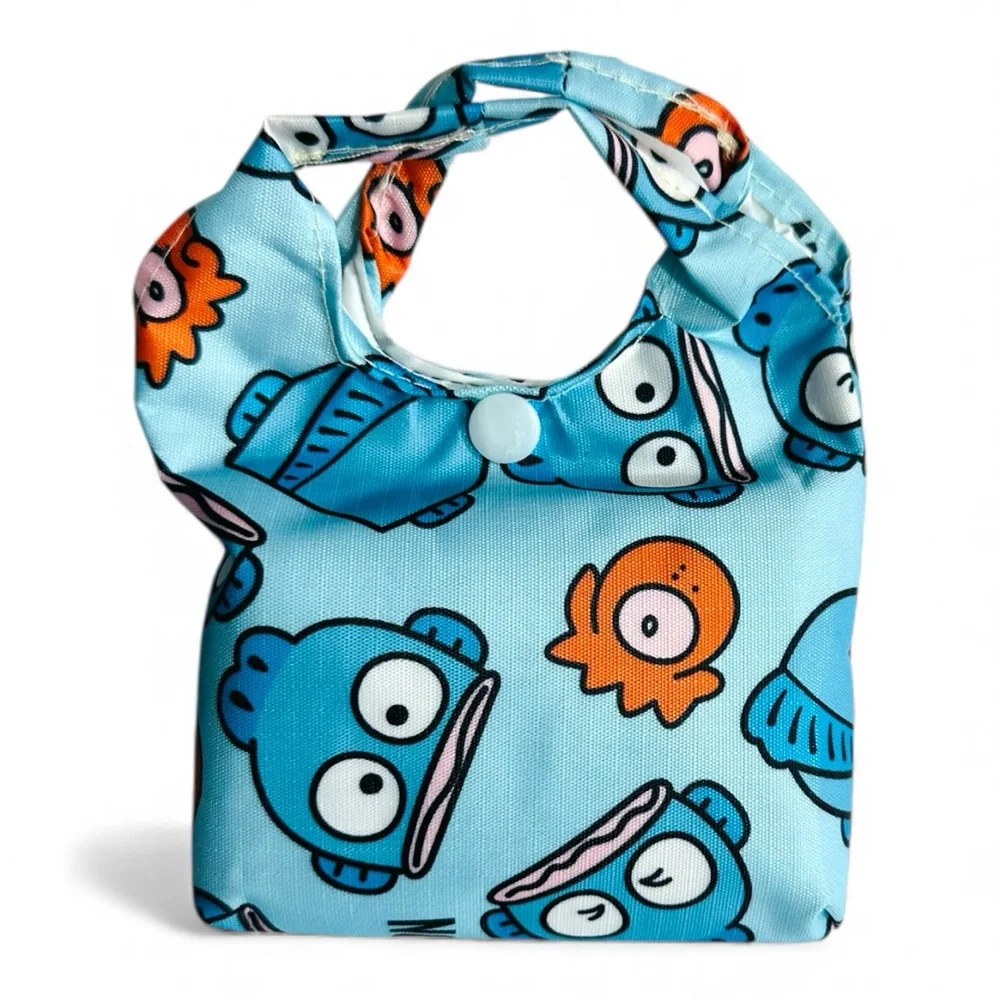 2-in-1 Sanrio Hangyodon Large Capacity Foldable Tote Bag - Picture 2 of 5